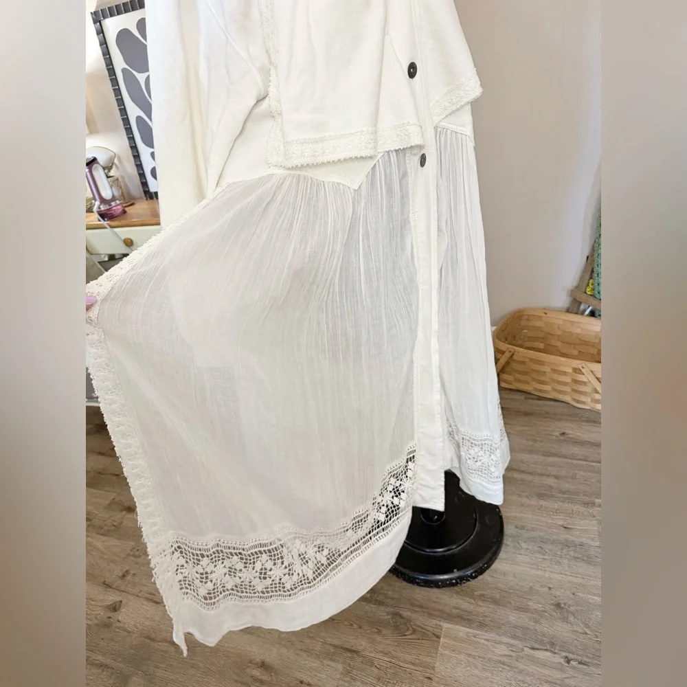 Free People • Float On Duster Hooded Cardigan